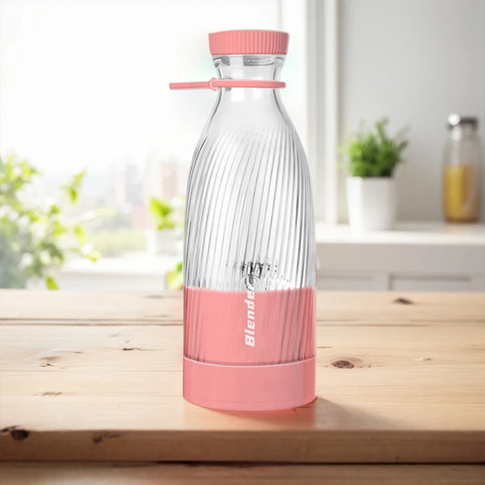 Portable Wireless Blender 6 Blades Electric Fruit Juicer Machine
